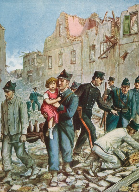 Messina Earthquake by Tancredi Scarpelli
