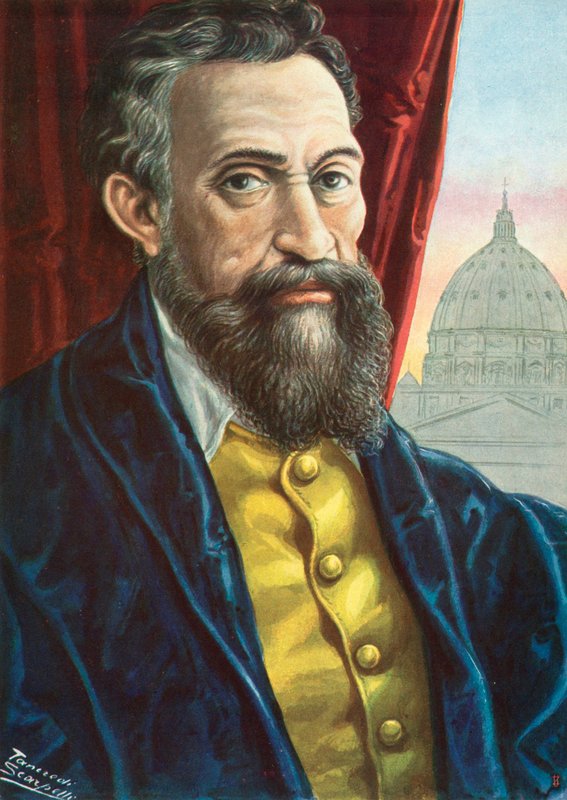 Michelangelo Buonarroti by Tancredi Scarpelli