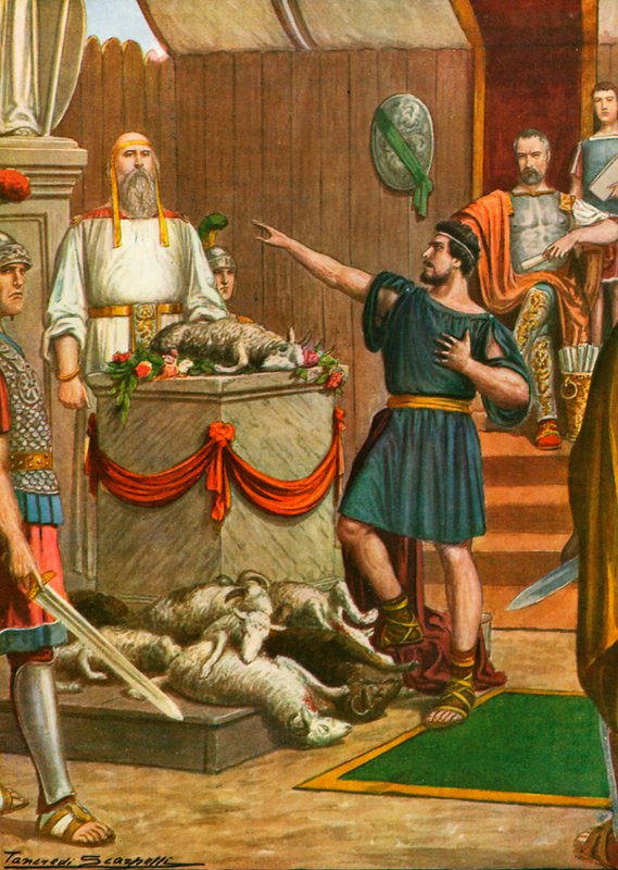 Sacrifice to the Gods by Tancredi Scarpelli