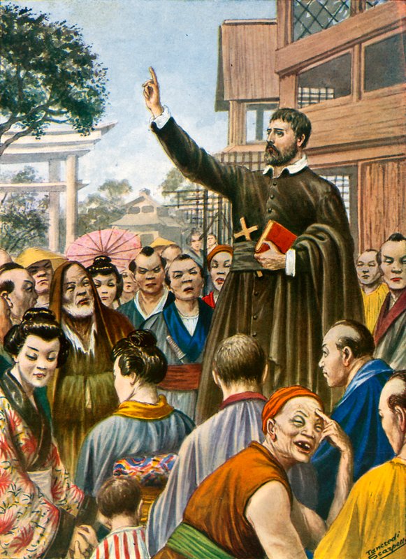 San Francesco Saverio in Japan by Tancredi Scarpelli