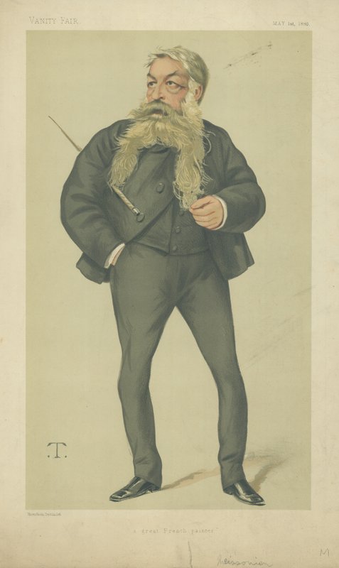 M Jean Louis Ernest Meissonier by Theobald Chartran