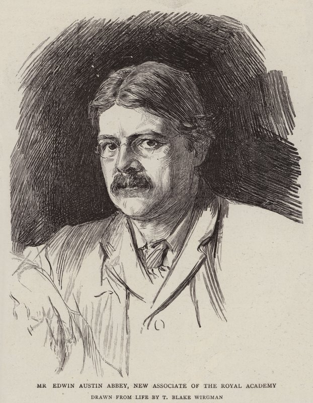Mr Edwin Austin Abbey, New Associate of the Royal Academy by Theodore Blake Wirgman