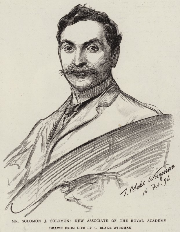 Mr Solomon J Solomon, New Associate of the Royal Academy by Theodore Blake Wirgman