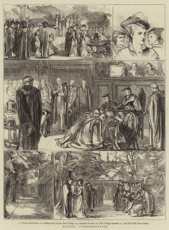 Oxford Commemoration by Theodore Blake Wirgman
