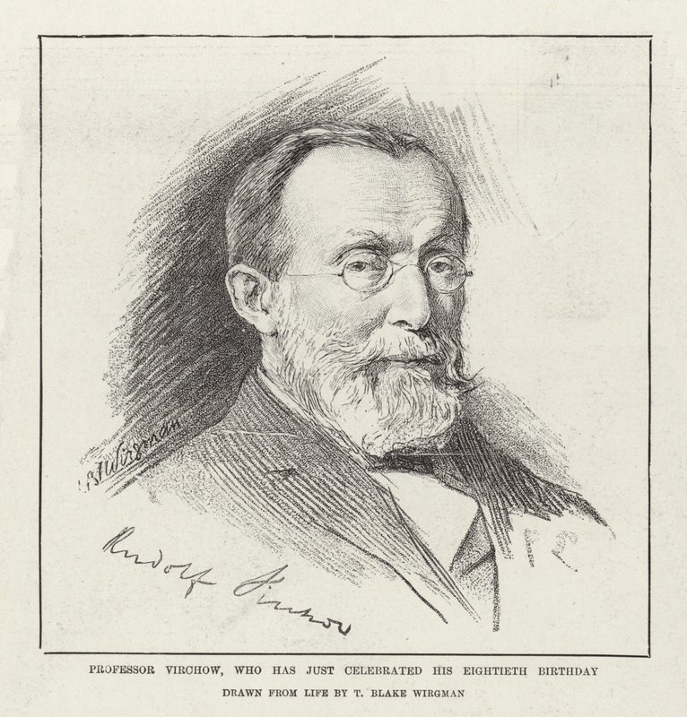 Professor Virchow, Who Has Just Celebrated His Eightieth Birthday by Theodore Blake Wirgman