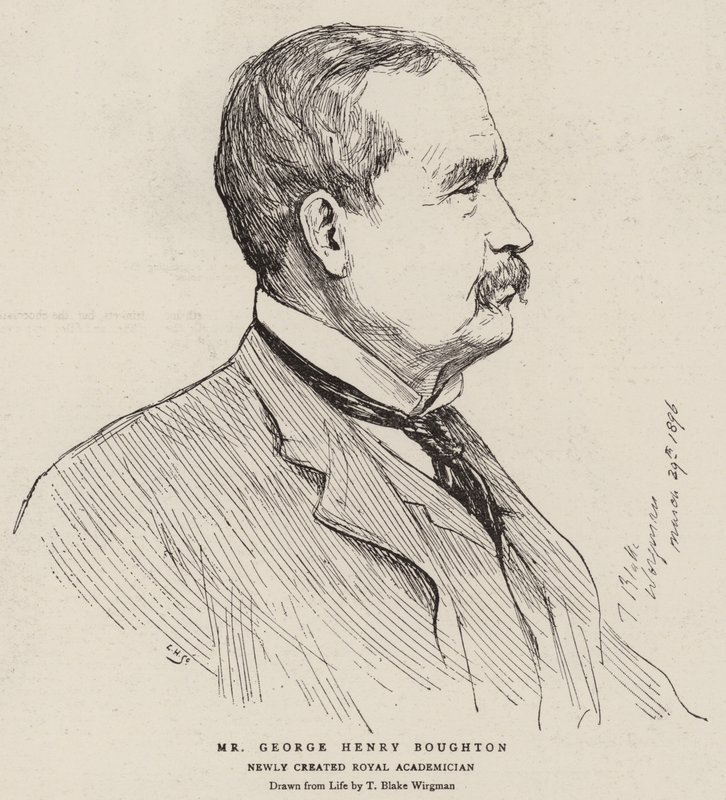 Mr George Henry Boughton by Theodore Blake Wirgman
