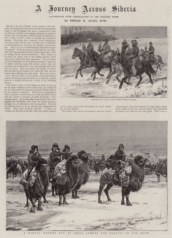 A Journey Across Siberia by Thomas Allen