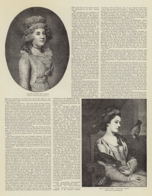 Fair Celebrities of Bygone Days by Thomas Gainsborough