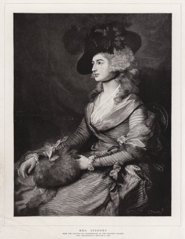 Mrs Siddons by Thomas Gainsborough
