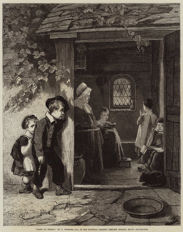 Going to School by Thomas Webster