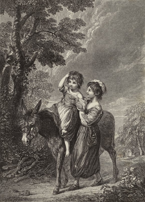 Peasant Children by Thomas after Gainsborough