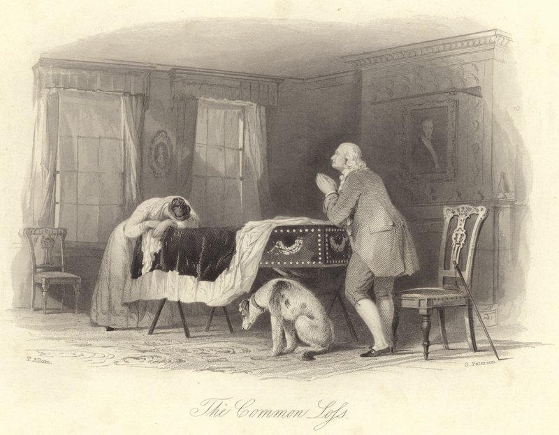 The Common Loss (engraving) by Thomas (after) Allom