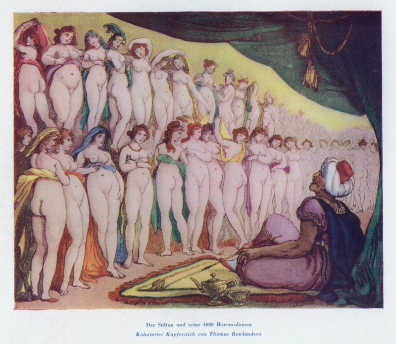 The Harem by Thomas (after) Rowlandson
