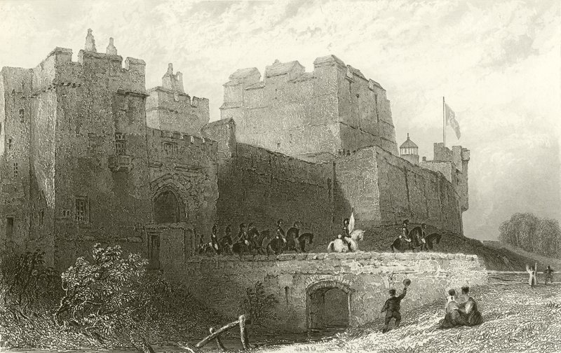 Carlisle Castle, Cumberland by Thomas Allom