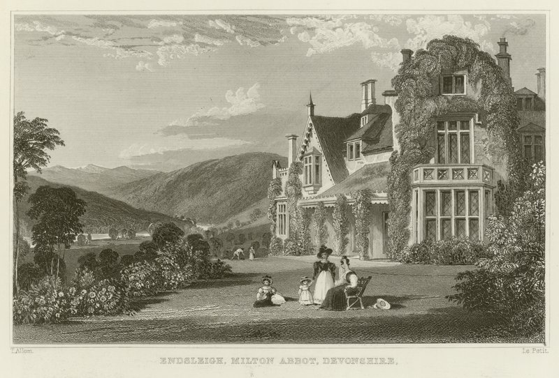 Endsleigh by Thomas Allom