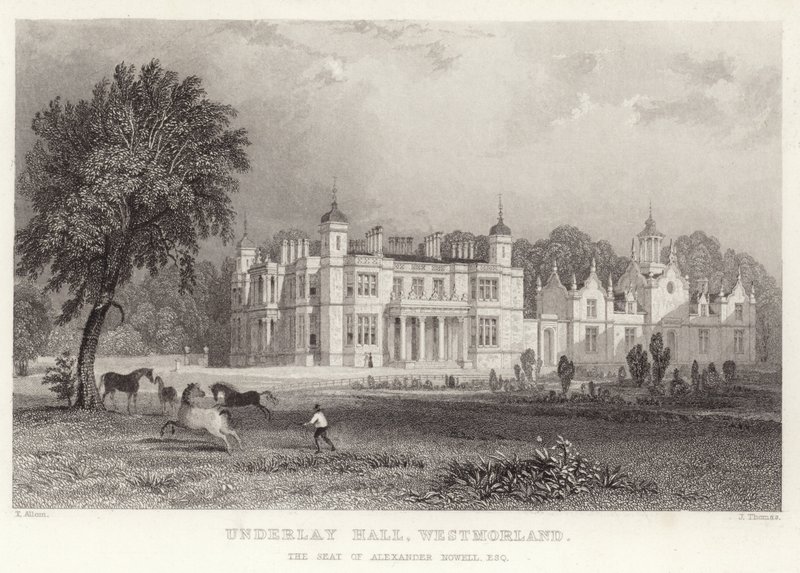 Underlay Hall in Westmoreland by Thomas Allom