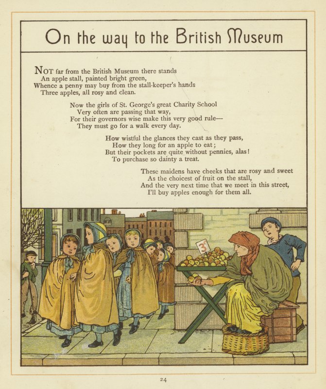 On the Way to the British Museum by Thomas Crane