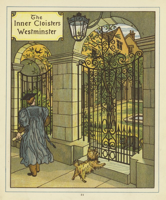 The Inner Cloisters of Westminster by Thomas Crane