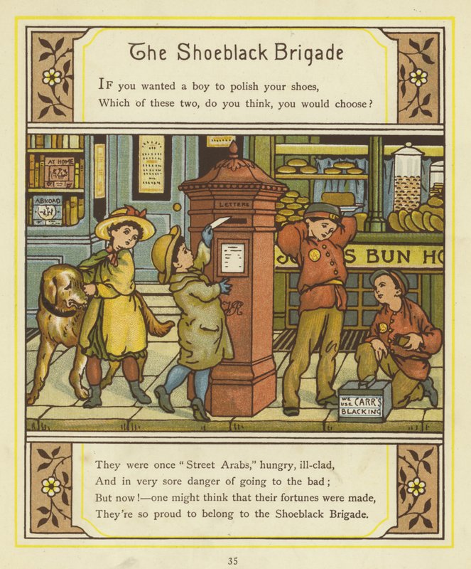 The Shoeblack Brigade by Thomas Crane