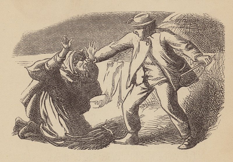 Goody Blake and Harry Gill by Thomas Dalziel
