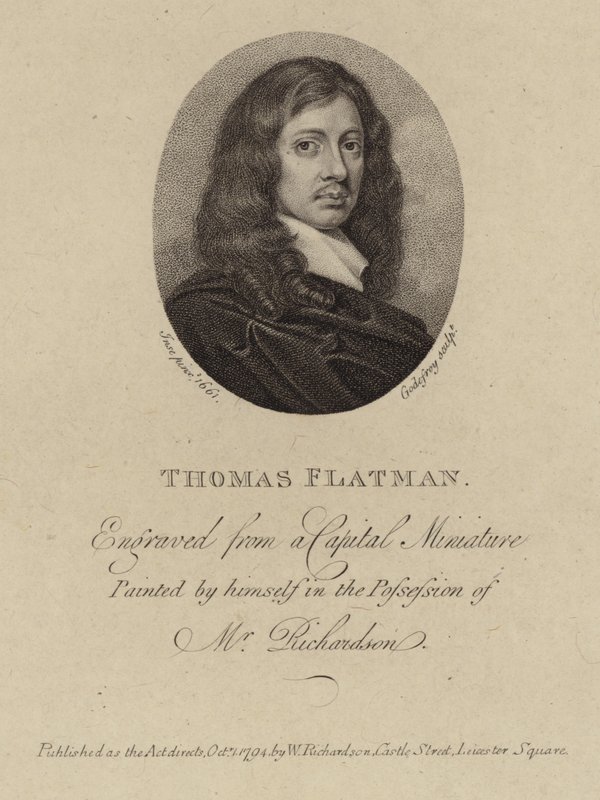 Portrait of Thomas Flatman by Thomas Flatman