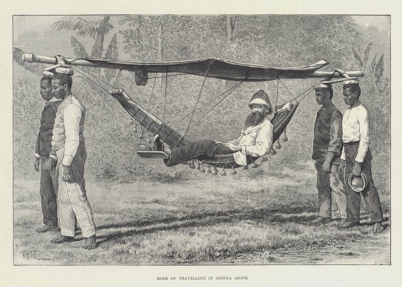 Mode of Travelling in Sierra Leone by Thomas Harrington Wilson
