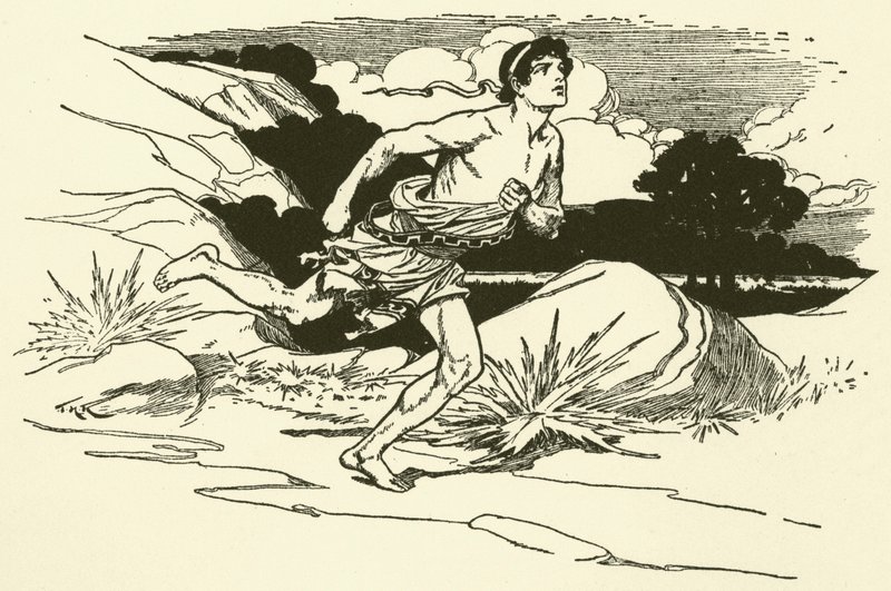 Bringing the News from Marathon by Thomas Heath Robinson