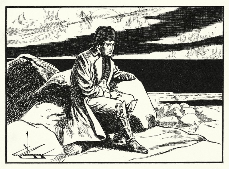Napoleon on St Helena by Thomas Heath Robinson