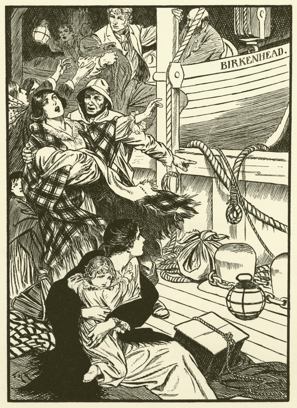 Saving the Women and Children by Thomas Heath Robinson