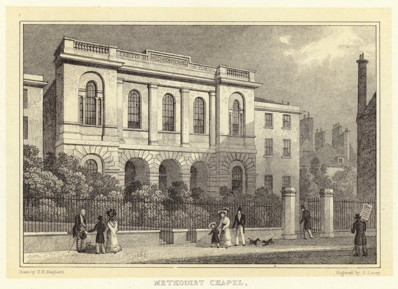 Methodist Chapel by Thomas Hosmer (after) Shepherd
