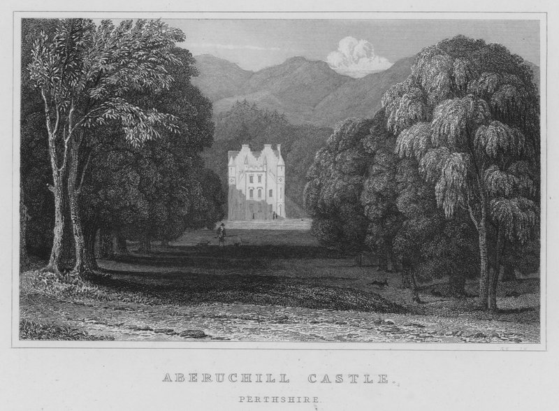 Aberuchill Castle, Perthshire by Thomas Hosmer Shepherd