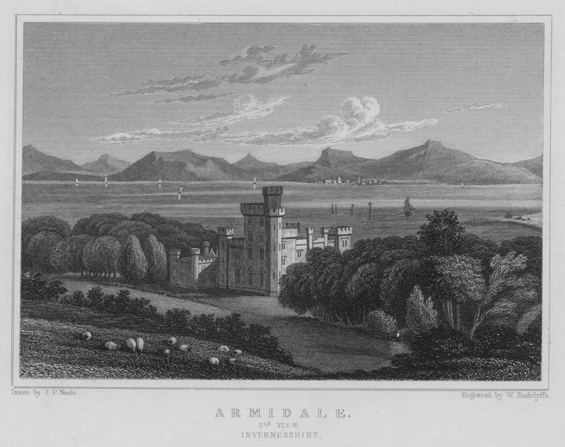 Armidale, 2nd View, Invernesshire by Thomas Hosmer Shepherd