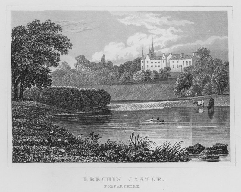 Brechin Castle, Forfarshire by Thomas Hosmer Shepherd