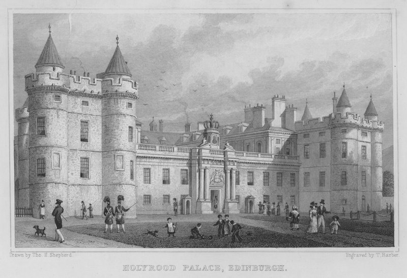Holyrood Palace, Edinburgh by Thomas Hosmer Shepherd