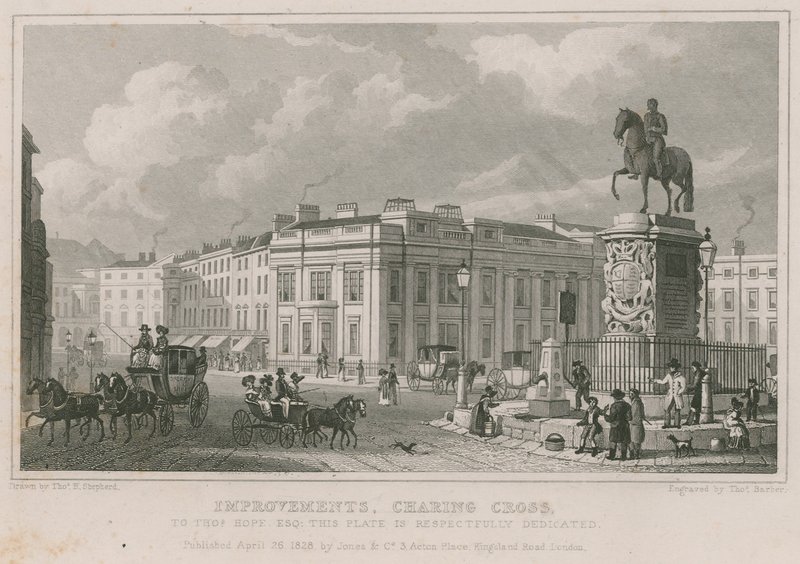 Improvements to Charing Cross by Thomas Hosmer Shepherd
