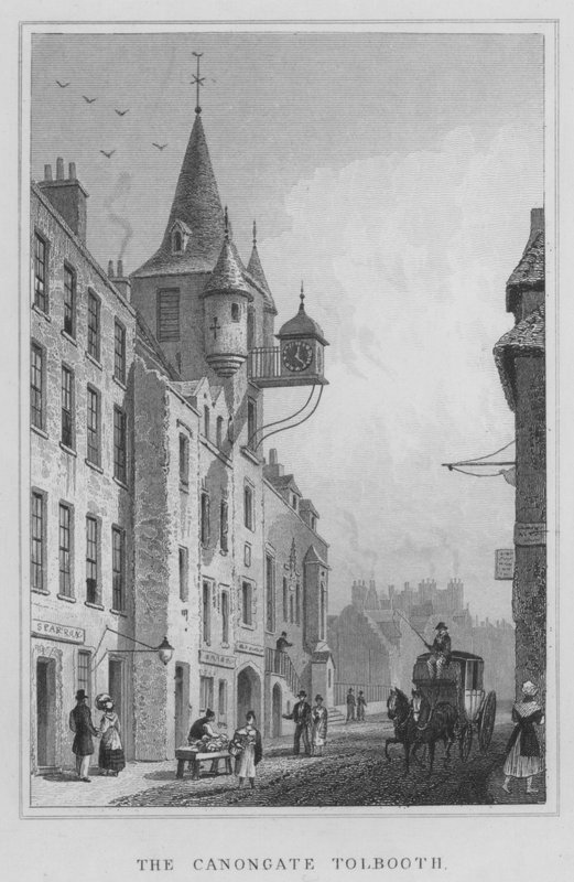 The Canongate Tolbooth by Thomas Hosmer Shepherd