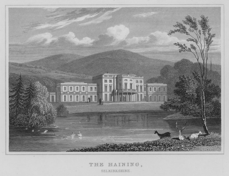 The Haining, Selkirkshire by Thomas Hosmer Shepherd
