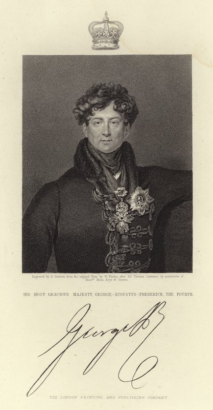 Portrait of King George IV by Thomas Lawrence