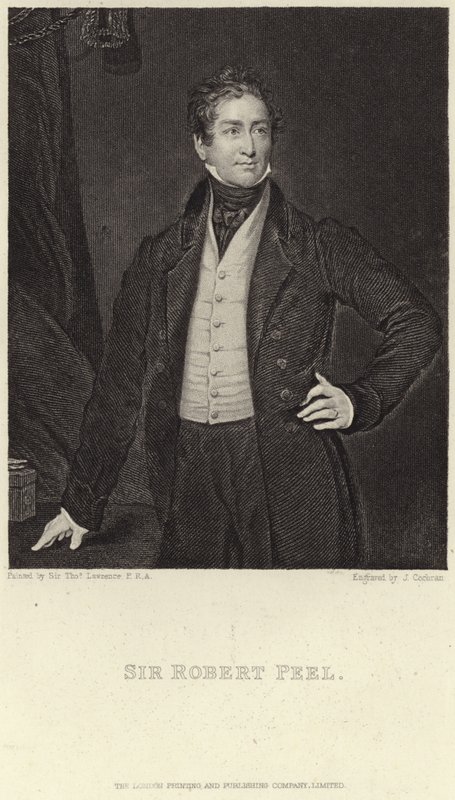 Portrait of Sir Robert Peel by Thomas Lawrence