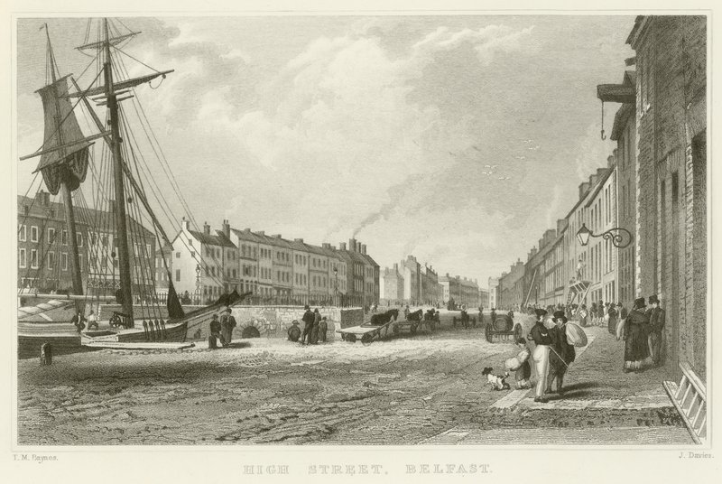 High Street in Belfast by Thomas Mann Baynes