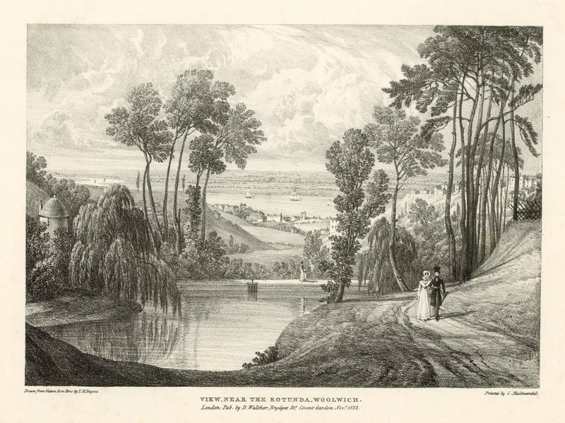 View Near the Rotunda, Woolwich, London by Thomas Mann Baynes