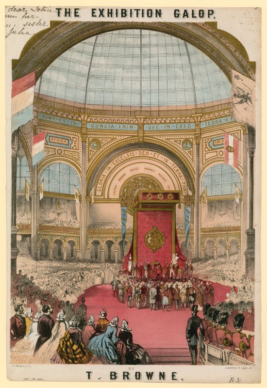 The Exhibition Galop by T Browne by Thomas Packer