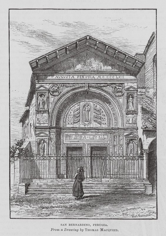San Bernardino, Perugia by Thomas Robert Macquoid