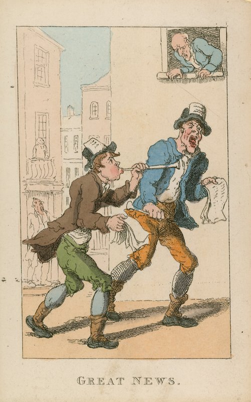 Great News by Thomas Rowlandson