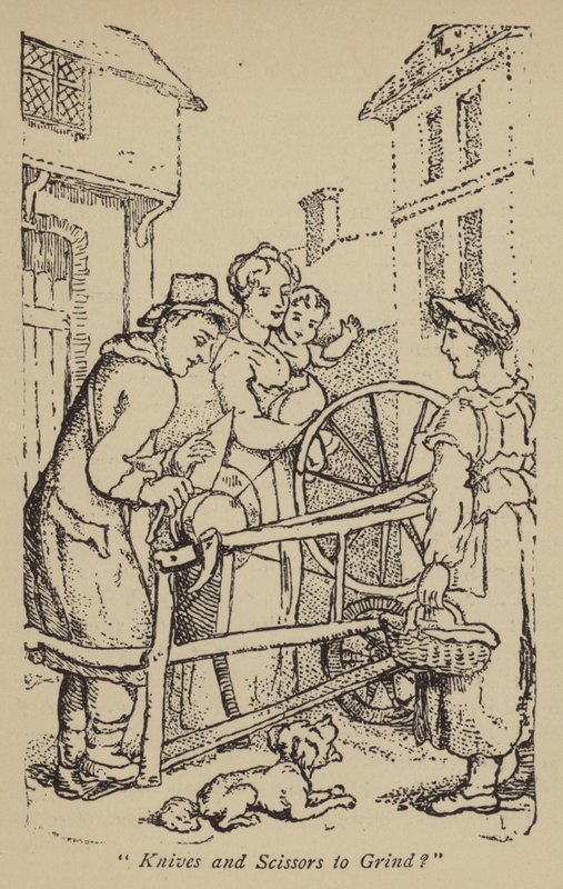 Knives and Scissors to Grind? by Thomas Rowlandson