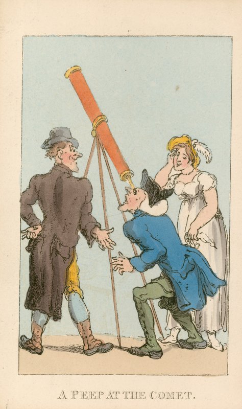 Peep at the Comet by Thomas Rowlandson