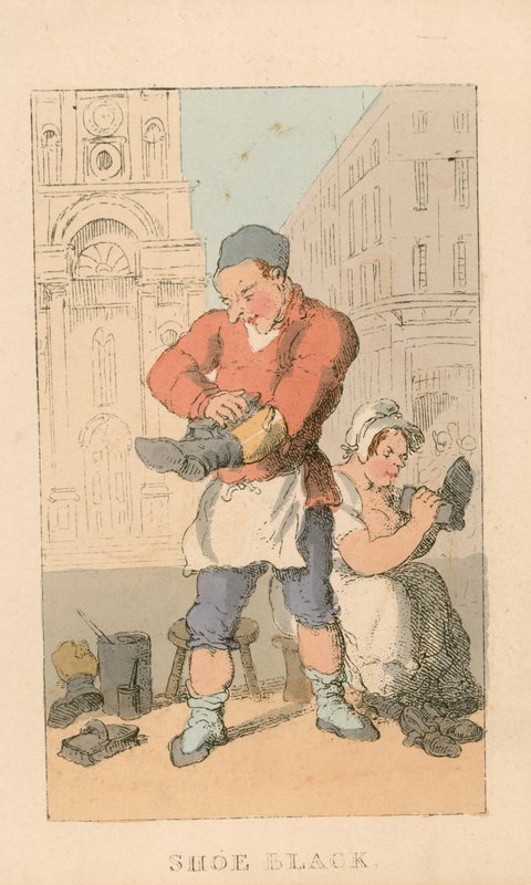 Shoe black by Thomas Rowlandson