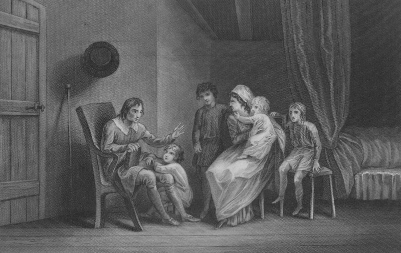 Christian Expresses His Fears to His Family by Thomas Stothard