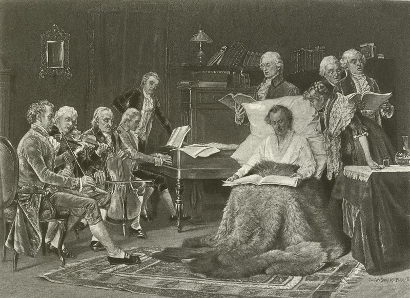 Mozart Singing His Requiem by Thomas W. Shields