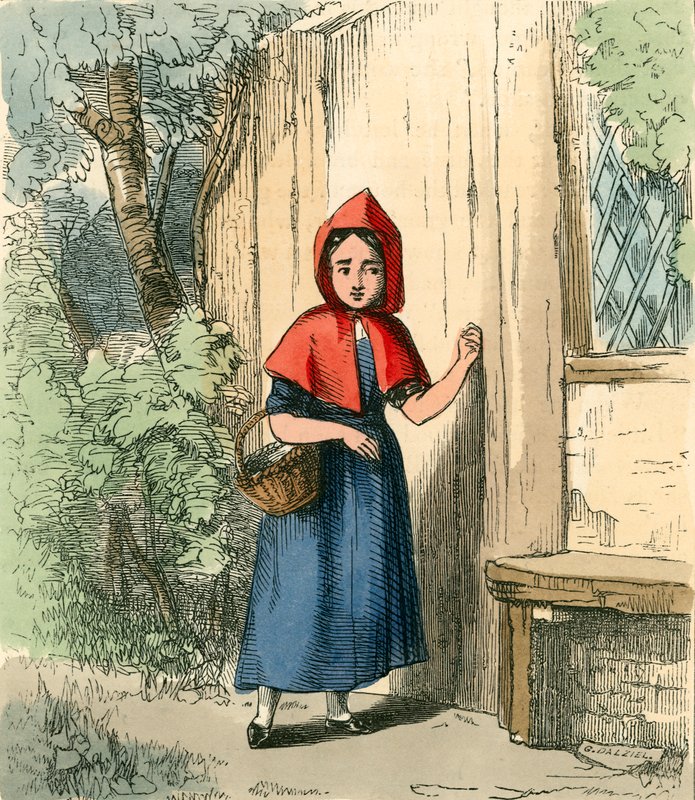 Tapping at Her Grandmother